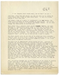 Hunter S. Thompson Letter Signed With Gripping Personal Content -- ''...Ah, jesus, the pressure of this place, the screams of the drowners and the jackal laughter of those in the rafts...''
